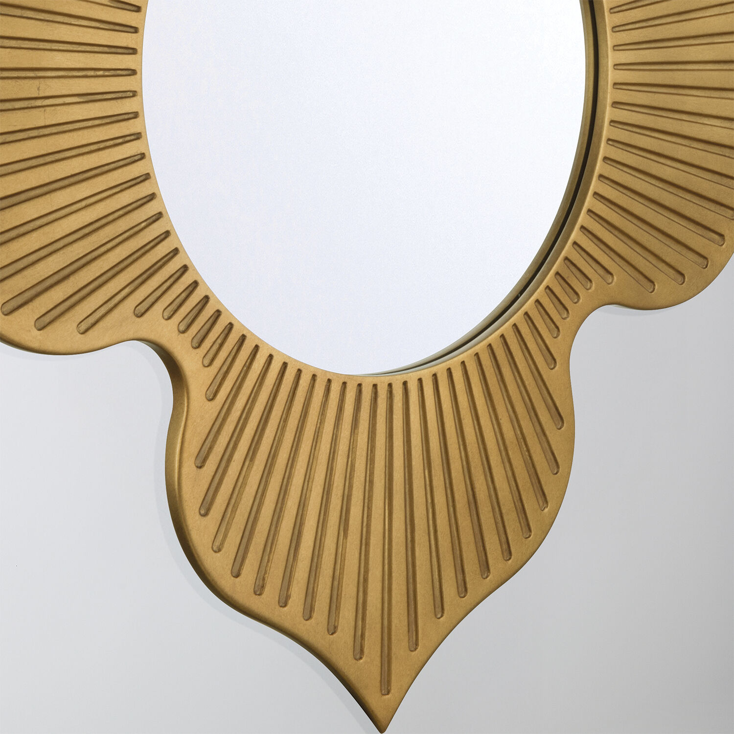 Tullos 48 X 48 inch Burnished Brass Mirror