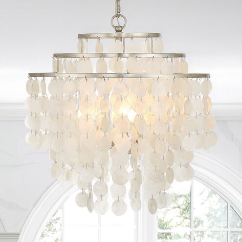 Brielle 4 Light 18 inch Antique Silver Chandelier Ceiling Light