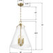 Voss Pendant Ceiling Light in Luxe Gold