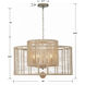 Jayna 4 Light 25 inch Burnished Silver Chandelier Ceiling Light
