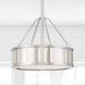 Kendal 3 Light 15.5 inch Polished Nickel Mini Chandelier Ceiling Light