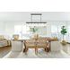 Emory 6 Light 49 inch Black Forged Linear Chandelier Ceiling Light