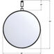 Alston 50 X 40 inch Matte Black Mirror