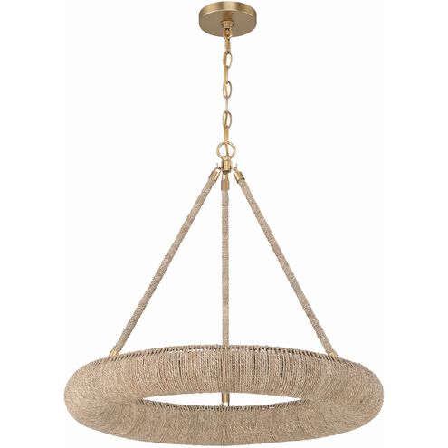Oakley 1 Light 24 inch Soft Gold Chandelier Ceiling Light