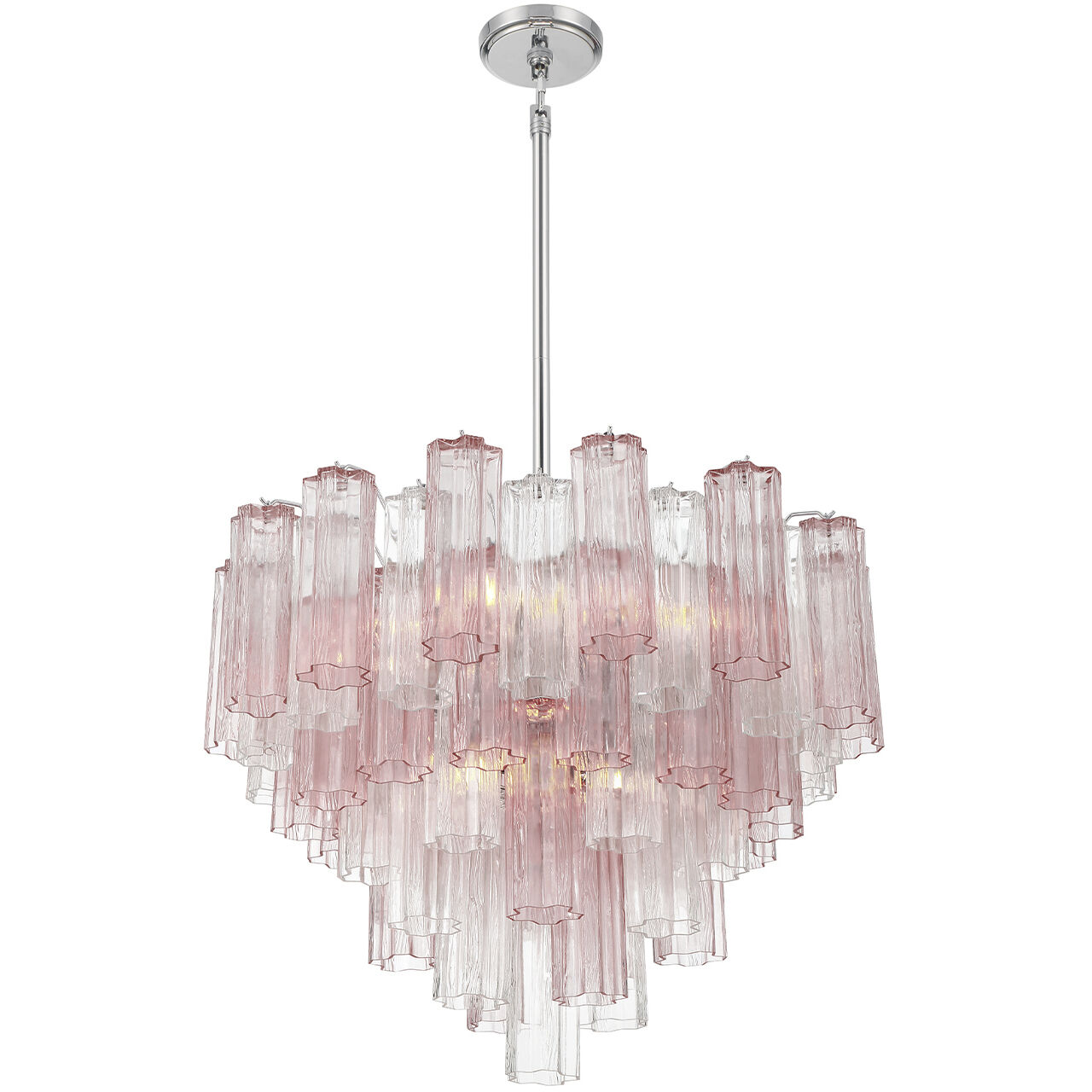 Addis 12 Light 26.75 inch Polished Chrome Chandelier Ceiling Light in Spring