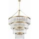 Emory 22 Light 40 inch Modern Gold Chandelier Ceiling Light