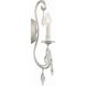 Ashton 2 Light 10.5 inch Olde Silver Sconce Wall Light in Clear Hand Cut