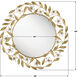 Marselle 30 X 30 inch Antique Gold Mirror