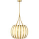 Daria 5 Light 20.5 inch Luxe Gold Chandelier Ceiling Light