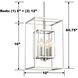 Kai 4 Light 10 inch Polished Chrome Pendant Ceiling Light