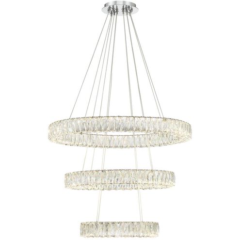 Kinsley 1 Light 32 inch Polished Chrome Pendant Ceiling Light
