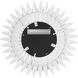 Broche 20 X 20 inch Matte White Mirror