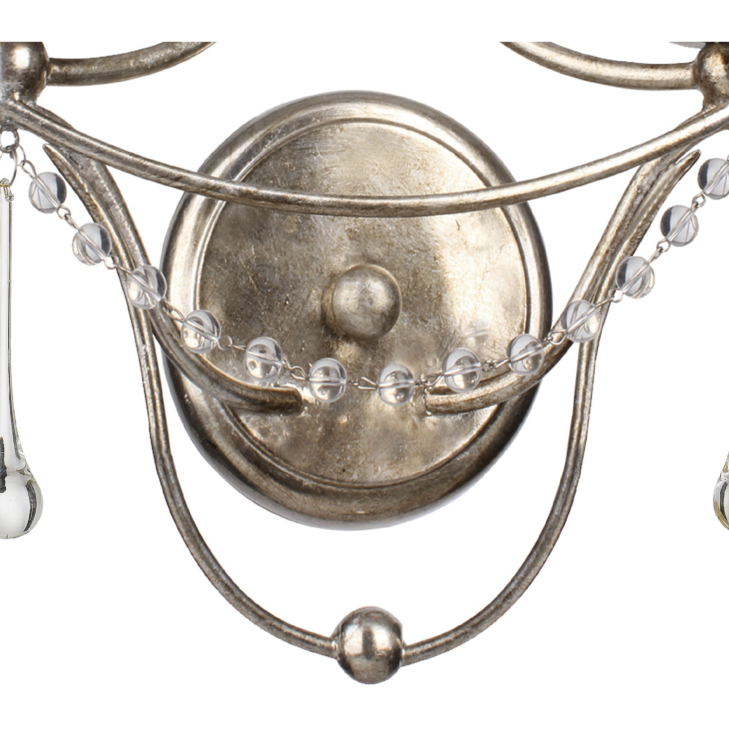 Metro Bath Wall Light in Antique Silver