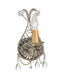 Signature 1 Light 6 inch Silver Leaf Wall Sconce Wall Light