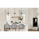 Calypso 1 Light 7.25 inch Matte Black Mini Pendant Ceiling Light