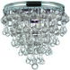 Calypso 3 Light 10.5 inch Polished Chrome Flush Ceiling Light