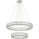 Kinsley 1 Light 28 inch Polished Chrome Chandelier Ceiling Light