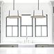 Fulton 6 Light 24 inch Black Chandelier Ceiling Light