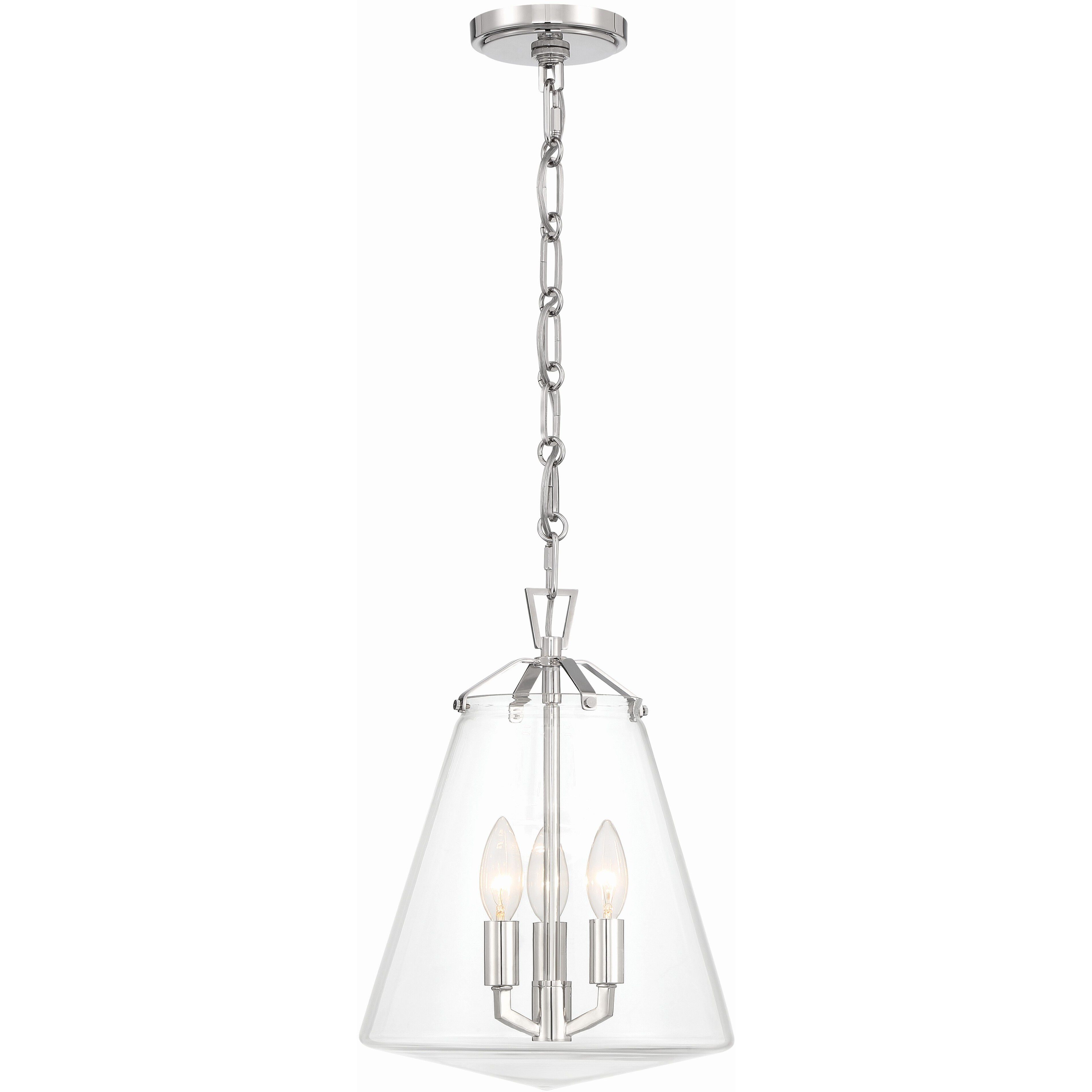 Voss Pendant Ceiling Light in Polished Nickel