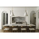 Broche 4 Light 18 inch Antique Gold Pendant Ceiling Light