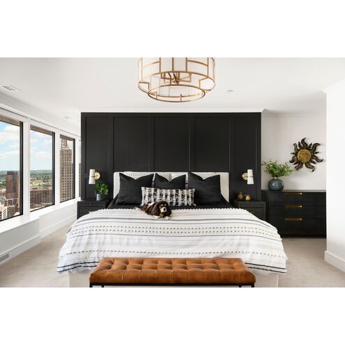 Danielson 6 Light 24.75 inch Vibrant Gold Chandelier Ceiling Light