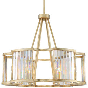 Darcy 6 Light 28 inch Distressed Twilight Chandelier Ceiling Light