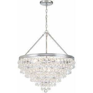 Calypso 8 Light 25 inch Polished Chrome Chandelier Ceiling Light