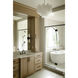 Addis 6 Light 19.75 inch Aged Brass Chandelier Ceiling Light in Tronchi Glass White