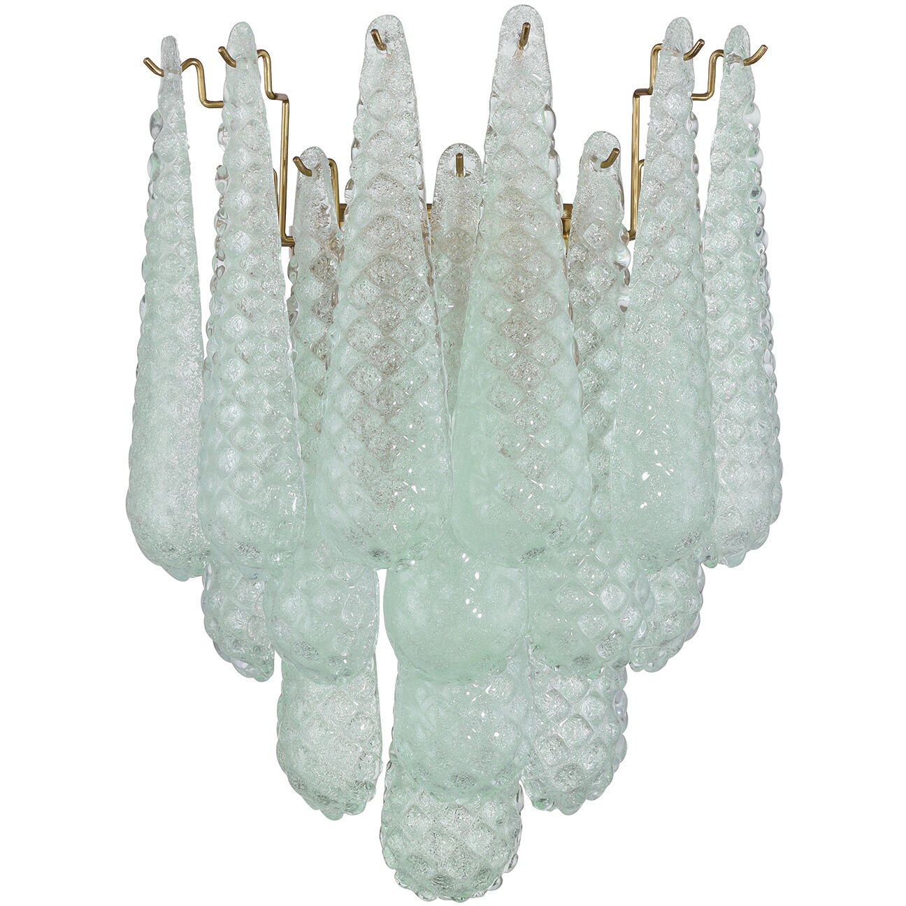 Ollie Wall Sconce Wall Light in Sand Glass Green