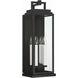 Aspen 4 Light 22.5 inch Matte Black Outdoor Sconce
