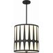 Royston 4 Light 17 inch Black Mini Chandelier Ceiling Light