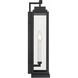 Aspen 2 Light 19 inch Matte Black Outdoor Sconce