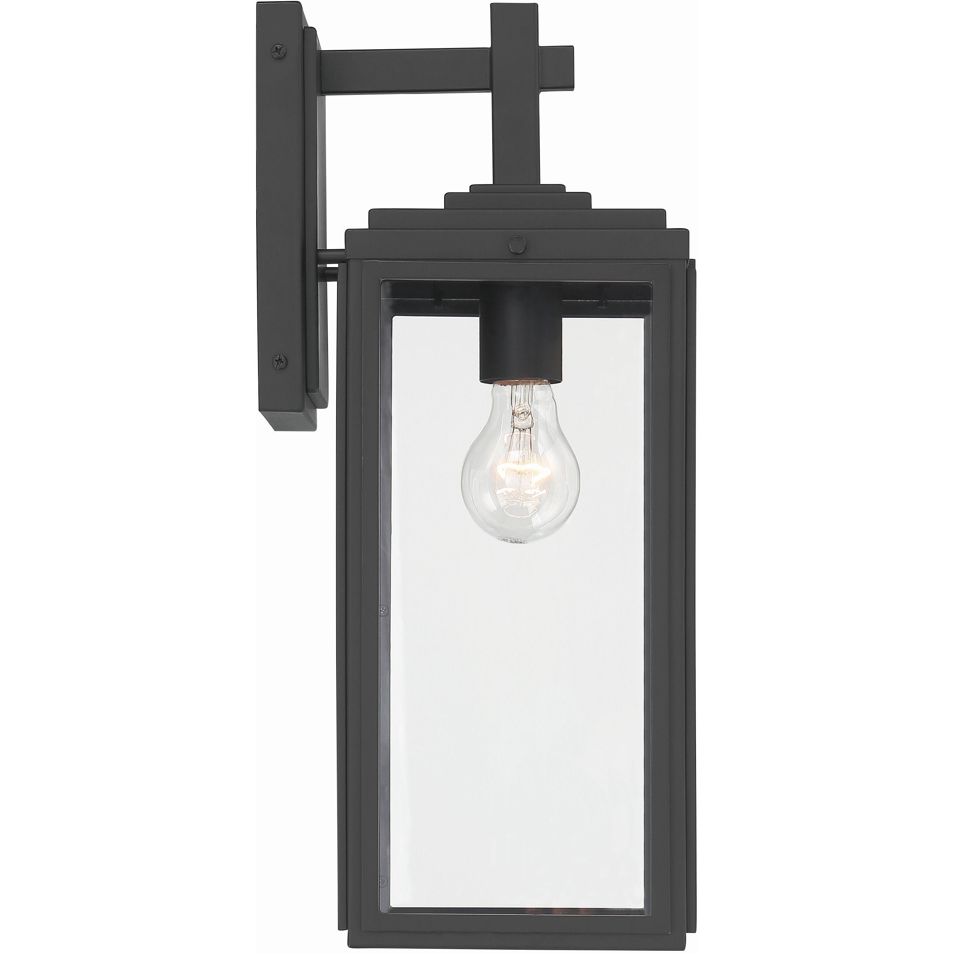 Byron 1 Light 17 inch Matte Black Outdoor Sconce