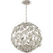 Marselle 6 Light 22 inch Antique Silver Chandelier Ceiling Light