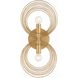 Doral 2 Light 7.75 inch Renaissance Gold ADA Sconce Wall Light