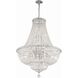 Roslyn 15 Light 28 inch Polished Chrome Chandelier Ceiling Light