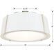 Fulton 3 Light 18 inch Polished Nickel Semi Flush Ceiling Light