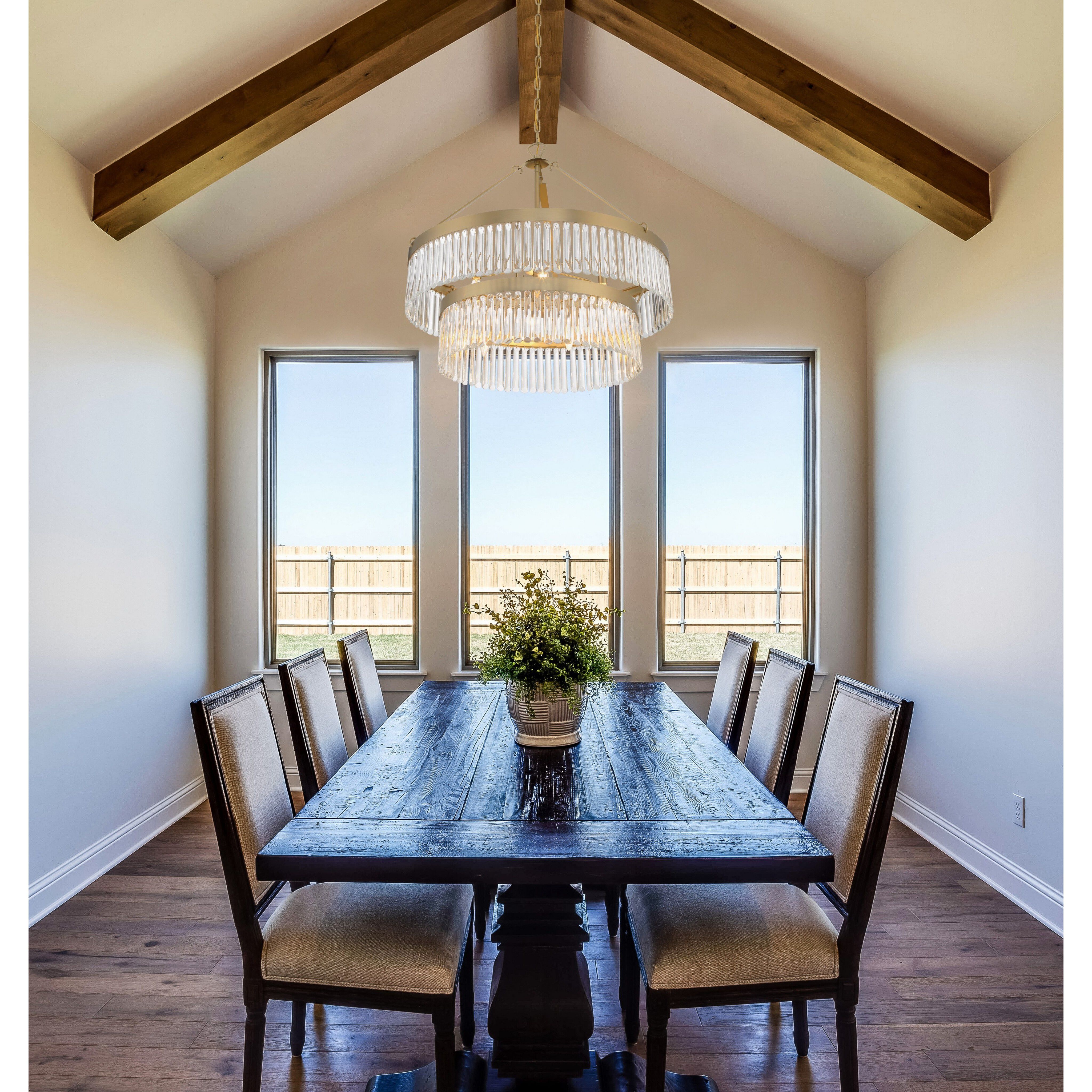 Emory 9 Light 32 inch Modern Gold Chandelier Ceiling Light