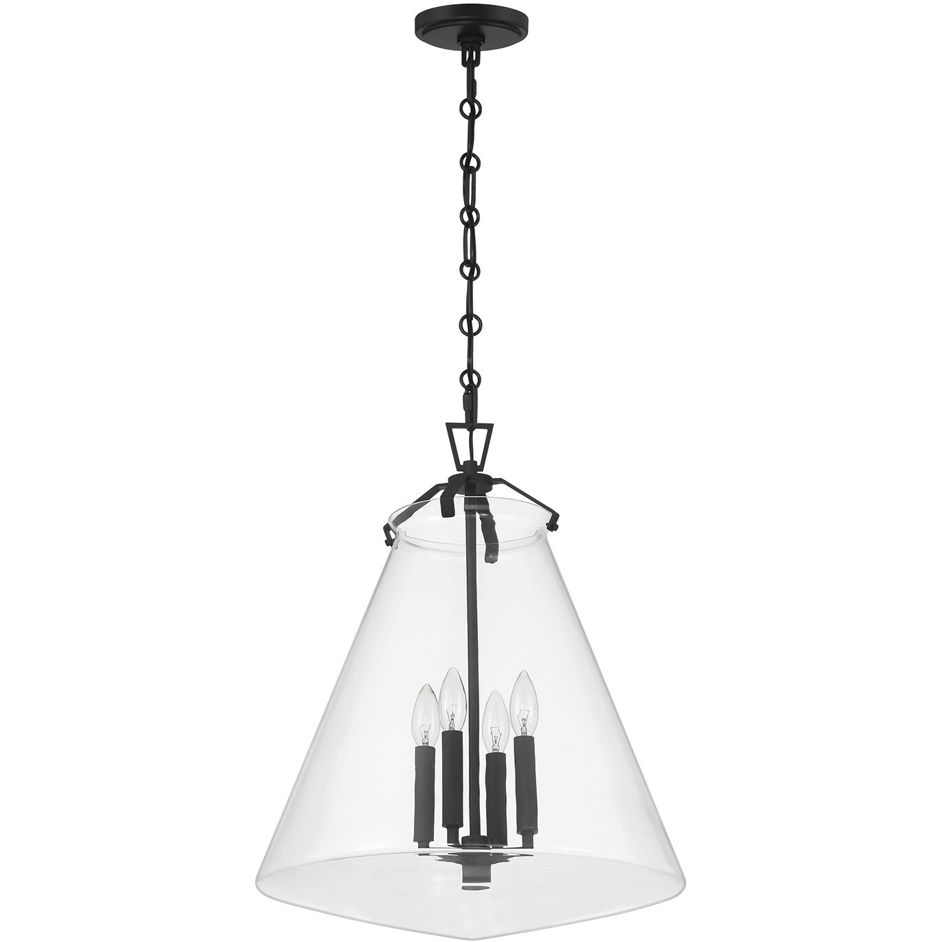 Voss Pendant Ceiling Light in Matte Black