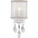 Hampton Bath Sconce Wall Light in Polished Chrome