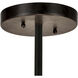 Fulton 6 Light 24 inch Black Pendant Ceiling Light
