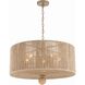 Jessa 5 Light 24 inch Burnished Silver Chandelier Ceiling Light