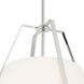 Fulton 3 Light 20 inch Polished Nickel Pendant Ceiling Light