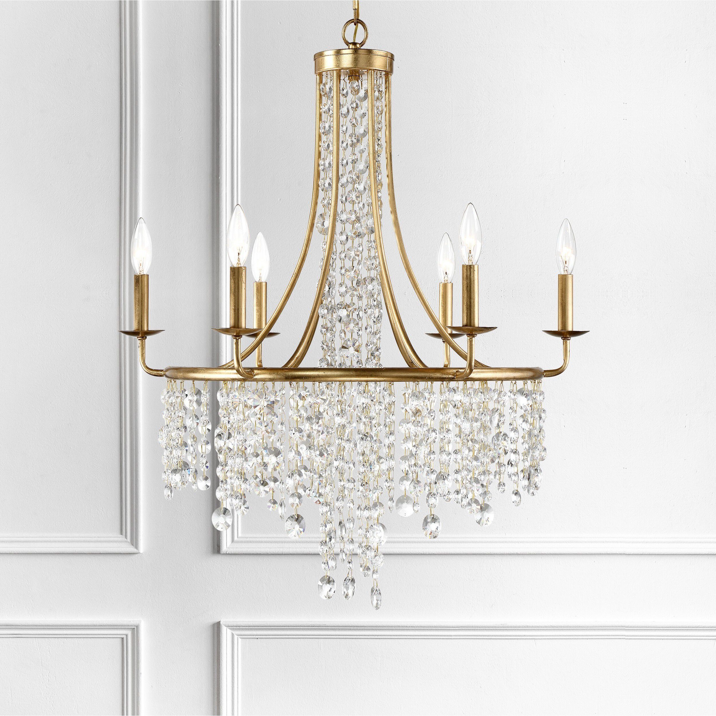 Aged gold chandelier 2025
