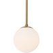 Omni 6 Light 46.5 inch Aged Brass Chandelier Ceiling Light