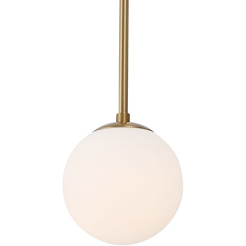 Omni 6 Light 46.5 inch Aged Brass Chandelier Ceiling Light