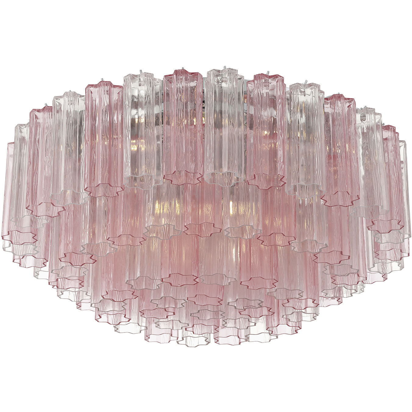 Addis 16 Light 32 inch Polished Chrome Flush Mount Ceiling Light in Spring