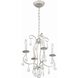 Ashton 4 Light 16 inch Olde Silver Mini Chandelier Ceiling Light in Clear Swarovski Strass