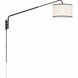 Mallory 50.5 inch 60.00 watt Matte Black Task Sconce Wall Light