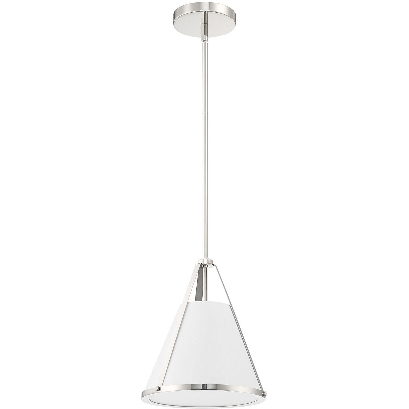 Fulton 1 Light 9.25 inch Polished Nickel Mini Pendant Ceiling Light